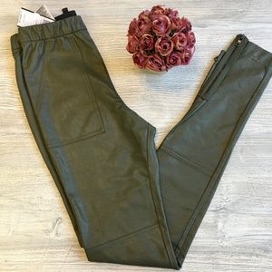 BCBGMAXAZRIA Faux Leather Leggings Skinny Pants